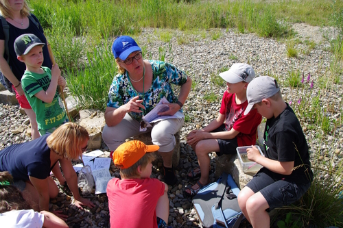 Klassenzimmer am Baggersee