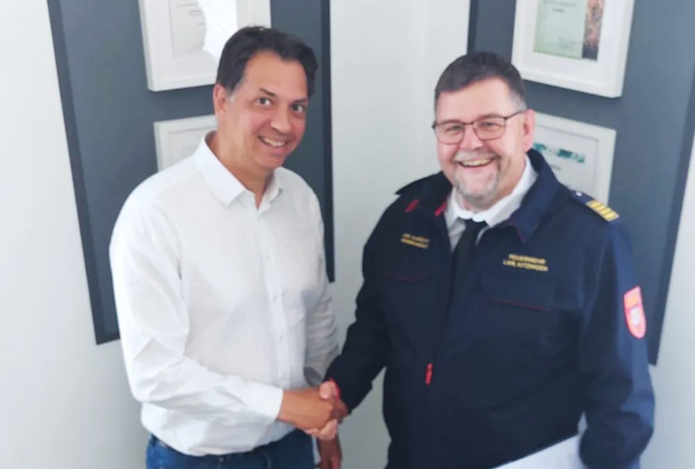 LZR und Feuerwehr gehen langfristige Partnerschaft ein