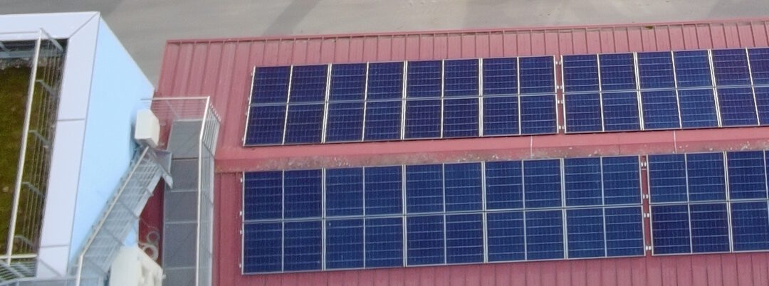 PV Anlage Kitzingen Nachhaltigkeit@LZR